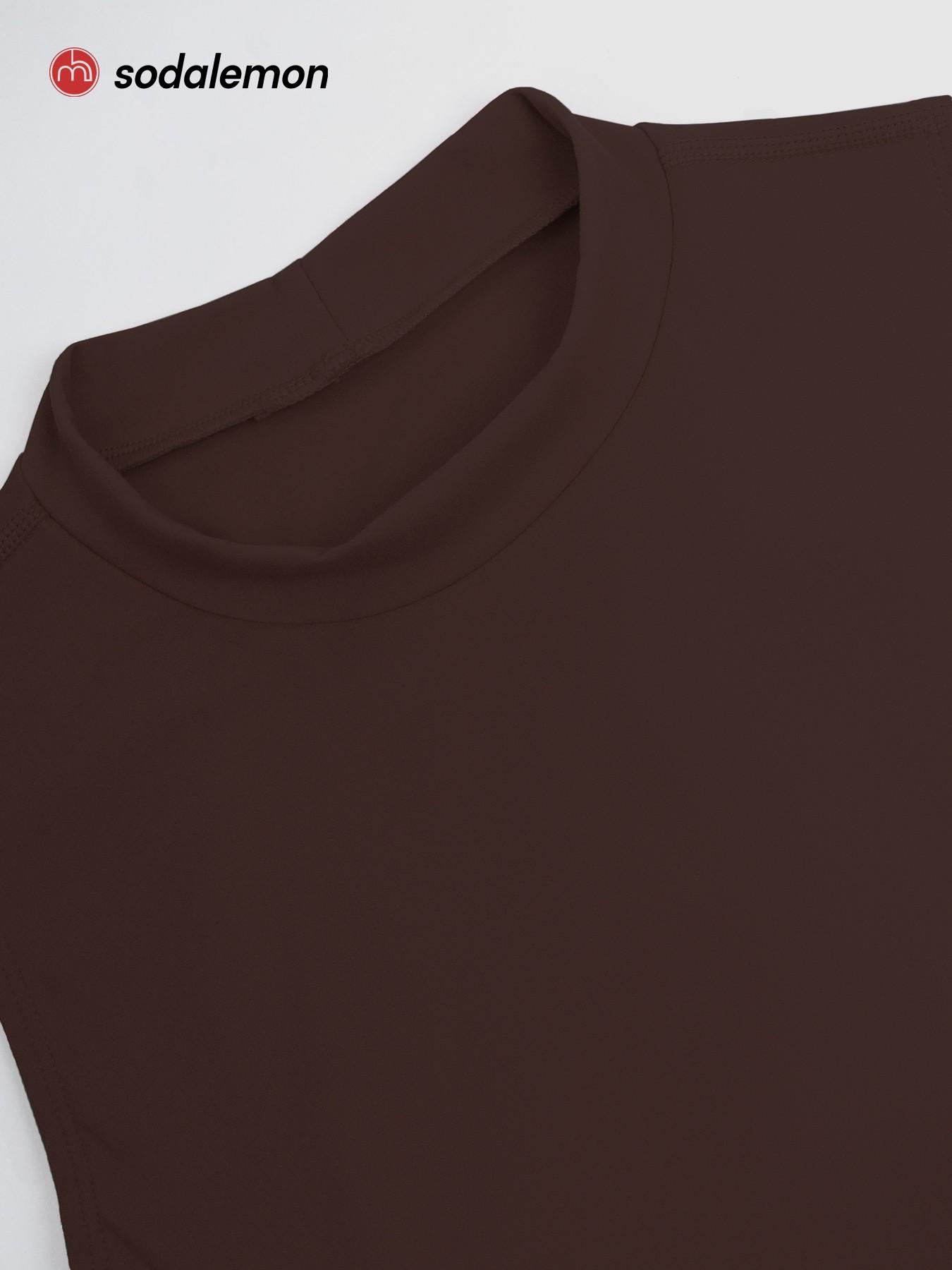 Sodalemon 1 Piece Women's Solid Color Sport Jumpsuit, Workout Jumpsuits, Cut-out Criss-cross Hip-hugging Bodysuit, Sexy Tight Sleeveless Backlessuit, Fashionable and Comfortable One-piece Jumpsuit