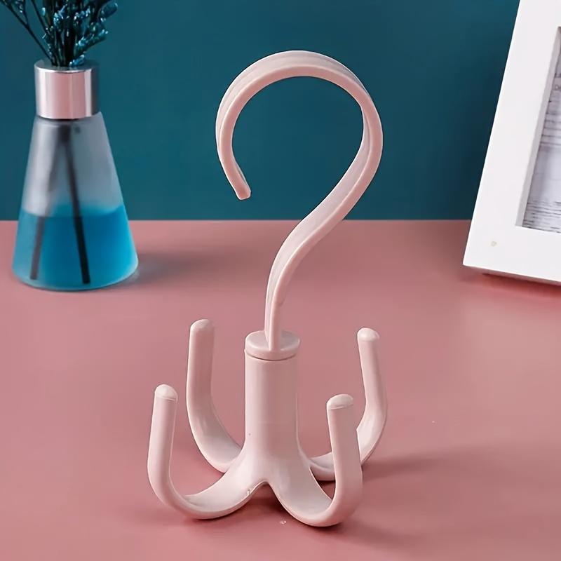 1pc Rotating Storage Hangers, Multifunctional And Space-Saving Wardrobe Organizer Hooks For Coat, Bag And Scarf Use In Home And Office