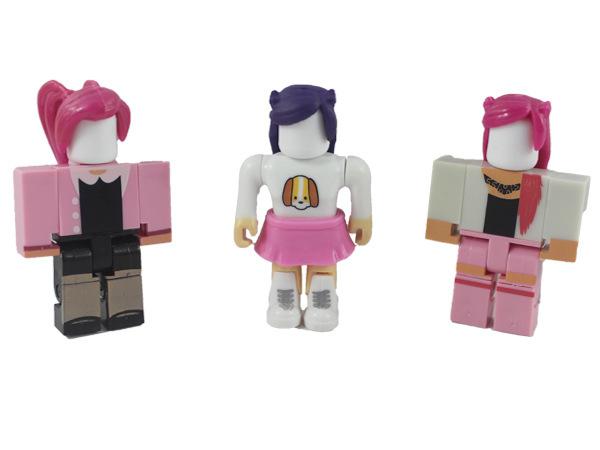 8pcs 2.5-3 Inch Roblox Fashion Famous Action Figures With T-Stage 2 Chairs Display Accessories Box Toy Set in stock