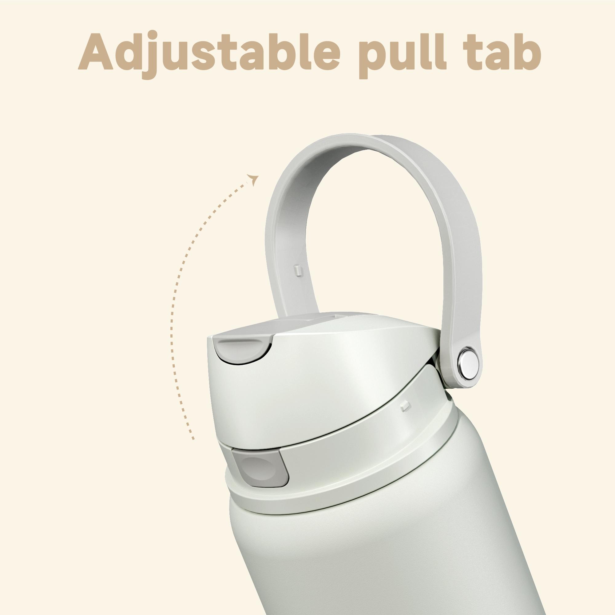 Double-mouth Handle Tumbler, Stainless Steel Insulated Water Bottle, Summer Cool Bottle Drinking Cup for Sports, Outdoor Travel, Office, School, Drinkware, Leakproof Insulated Tumbler #TOP PICKS