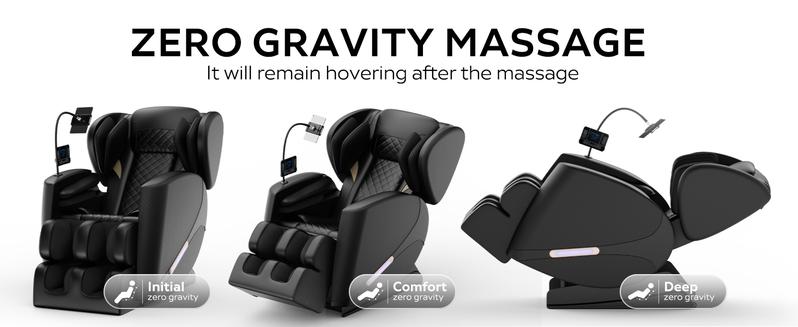 2025 Massage Chair Recliner with Zero Gravity with Full Body Air Pressure