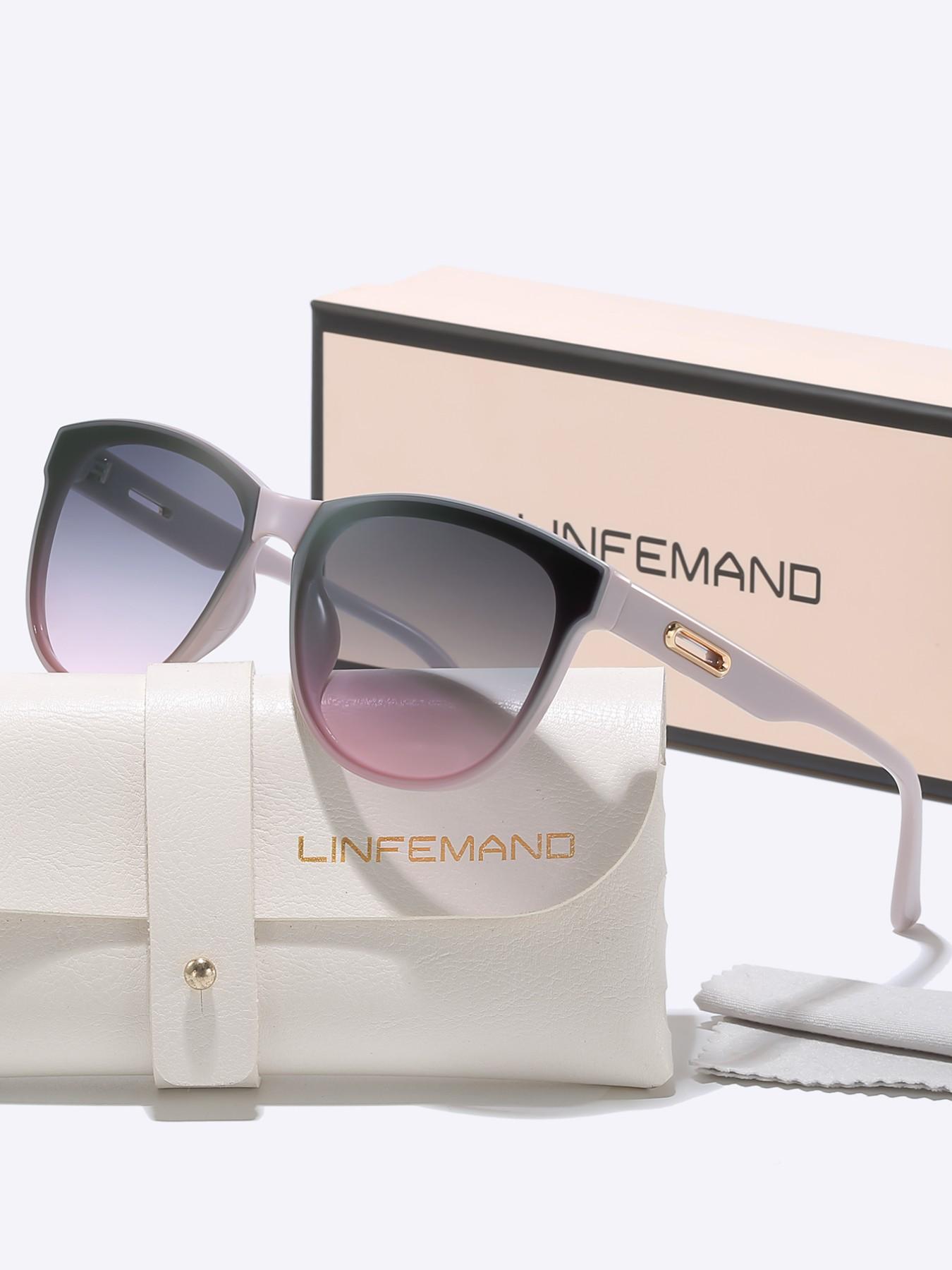 Linfemand Classic Oval Cat Eye Sunglasses Uv400, Modern  display picture 1