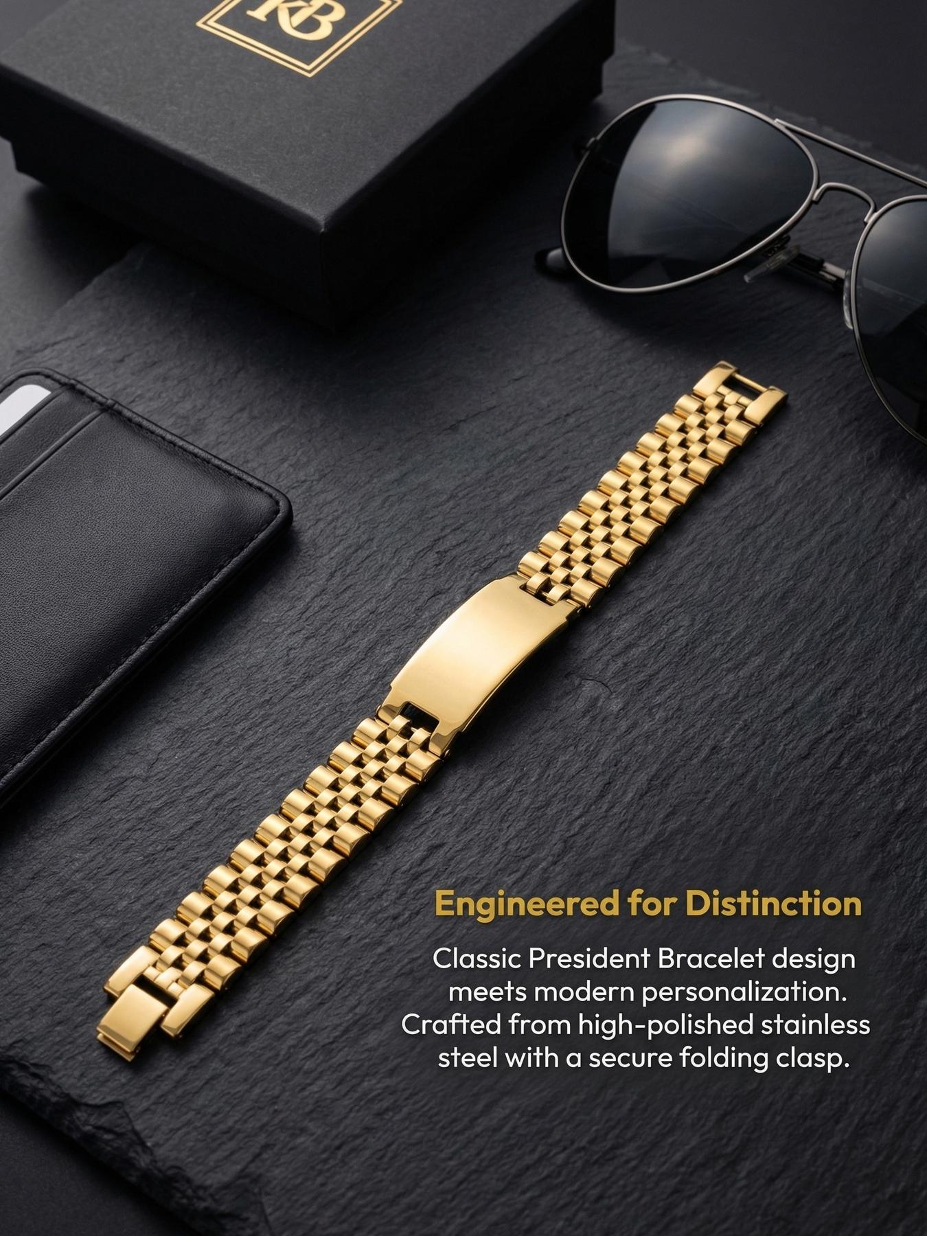 Classic Minimalist Stainless Steel Men's Watch Strap Bracelet, Niche Simple Watch Chain, Versatile Retro Style #StainlessSteel #FadeResistant #Hypoallergenic #Couple #Festival #Party #IdealGift