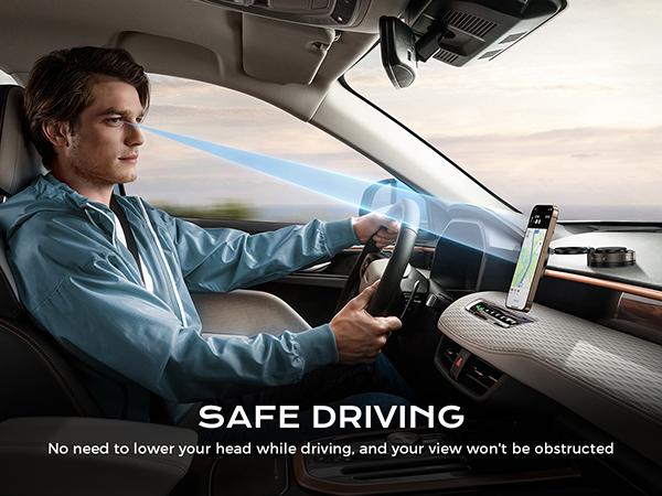 Vacuum Magnetic Suction Cup Phone Mount for Magsafe, 360 ° Adjustable Holder, Pocket Size Foldable Portable Cell Phone Holders for Your Car for All Smartphones & All Car Models Vacuum Magnetic Suction Cup Phone Mount for Magsafe, 360 ° Adjustable Holder, Pocket Size Foldable Portable Cell Phone Holders for Your Car for All Smartphones & All Car Models