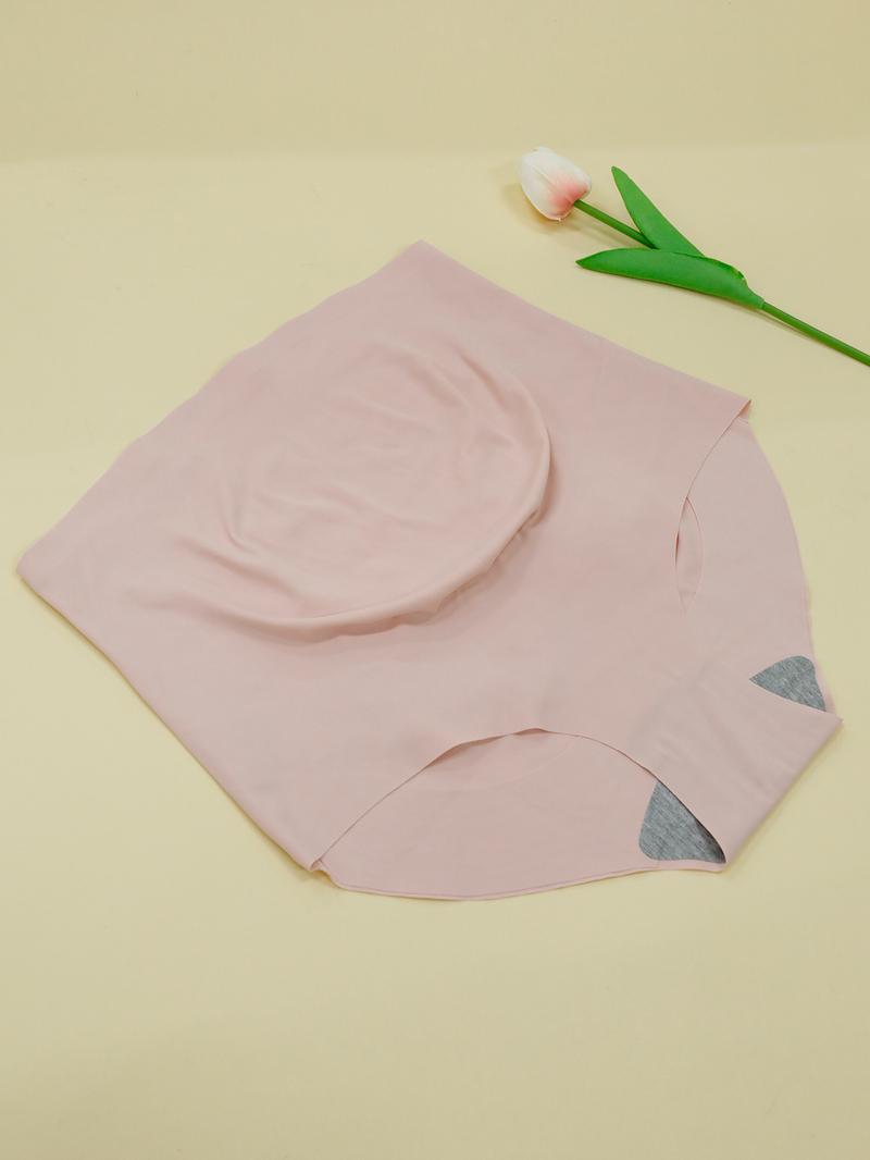 3 Pack High-Waisted Maternity Panties, Seamless Comfortable Supportive Underwear for Pregnancy, All Seasons Casual Plain Design, Maternity Clothes