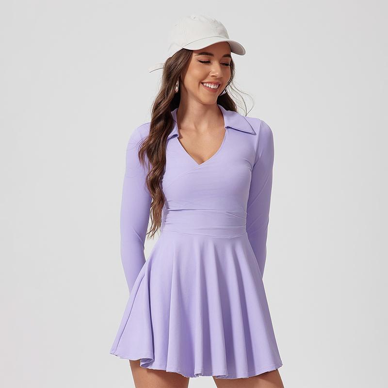 MASKERT Women's High Elasticity Tank Top Yoga Dress for Fitness Commuting Comfortable Skin Friendly Stretchy Activewear