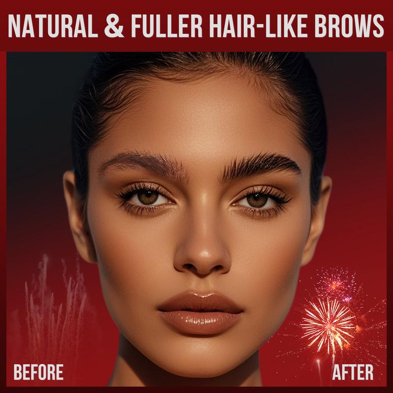 Vevivia Eyebrow Pencils for Women - Eyebrow Pen with Dual-Brush-Tip & Curved Tip for Natural Fuller-Looking Brows, Precise Hair-Like Strokes for All Brow Types, Last All-Day Brow Makeup