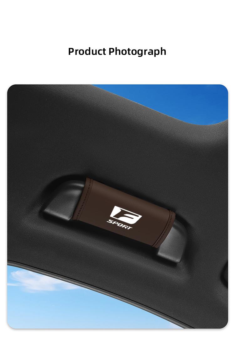 Car Roof Handle Protective Cover Pull Gloves Interior Accessories For Lexus F-SPORT ES RX NX LS UX LM LX GX LC RZ IS CT GS RC HS SC TX LBX IS300 RX350 LS500 LX600 NX260 CT200