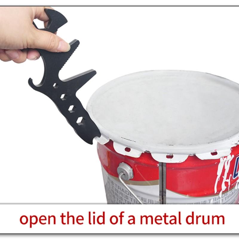 Multi-Functional Wrench Bucket Opener, Versatile Tool for Easy Opening, Durable Design, Ideal for Home Use, Efficient and Reliable
