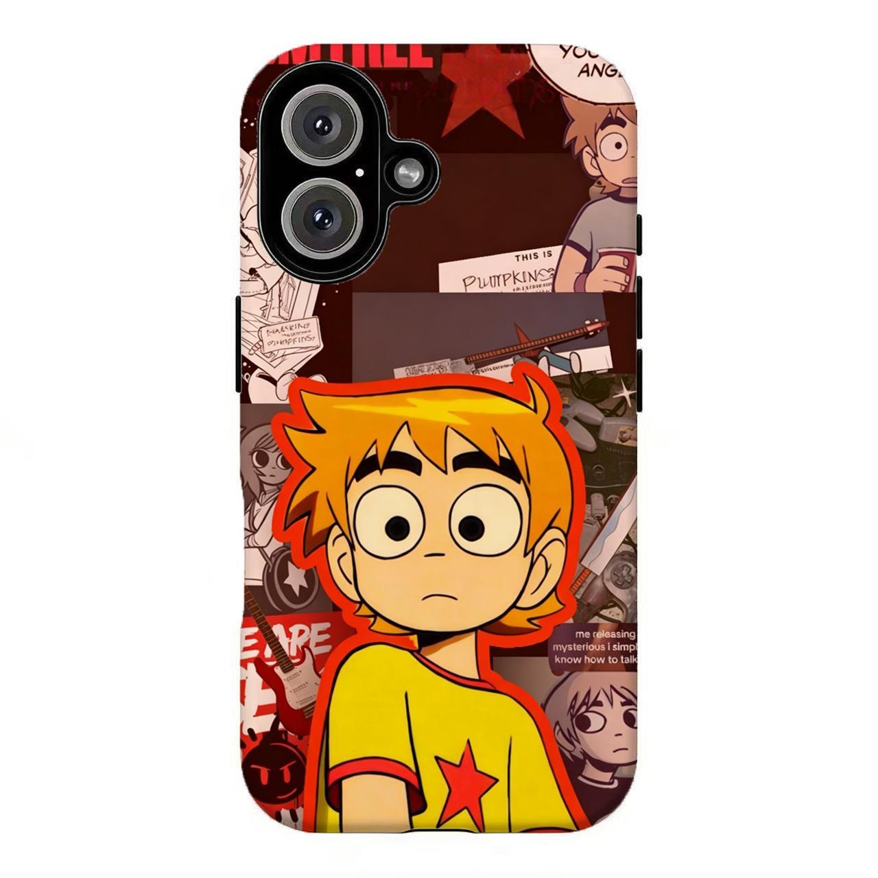 FL-Sc0tt Pilgr1m vs The W0rld Collage Phone Case,Retro 90s Comic Book Aesthetic Cover For iPhone 11 12 13 14 15 16 17 Air Pro Max for Samsung S26 S25 S24 S23 S22 S21 Case,Gift for her/him/fans FL-Sc0tt Pilgr1m vs The W0rld Collage Phone Case,Retro 90s Comic Book Aesthetic Cover For iPhone 11 12 13 14 15 16 17 Air Pro Max for Samsung S26 S25 S24 S23 S22 S21 Case,Gift for her/him/fans