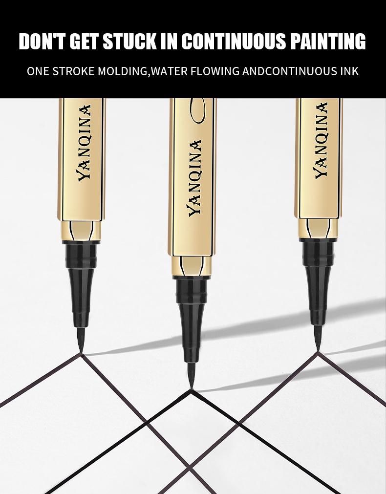Waterproof Liquid Eyeliner - Smudge-proof, smear-proof, long-lasting precision fiber tip design effortlessly creates perfect eyeliner lines. Black eyeliner pen. Women's makeup. Ideal Christmas Gift Waterproof Liquid Eyeliner - Smudge-proof, smear-proof, long-lasting precision fiber tip design effortlessly creates perfect eyeliner lines. Black eyeliner pen. Women's makeup. Ideal Christmas Gift