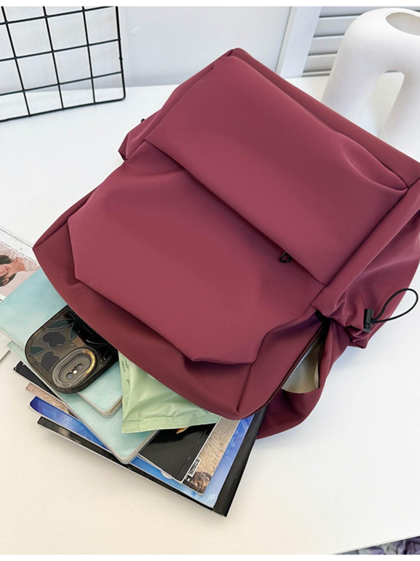 Women's Lightweight School Backpack Travel Bag, Casual High School Shoulder Bag for Outdoor & Daily Use, Commuter Bag for Men & Girls