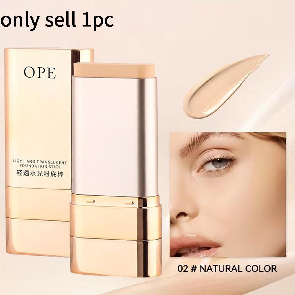 Dewy Foundation Stick, Waterproof Sweatproof, All-Day Wear, Smooth Texture for Even Coverage, Creates Natural Lightweight Finish, Perfect for Trendy Bare-Faced Looks, Street Style Daily Wear