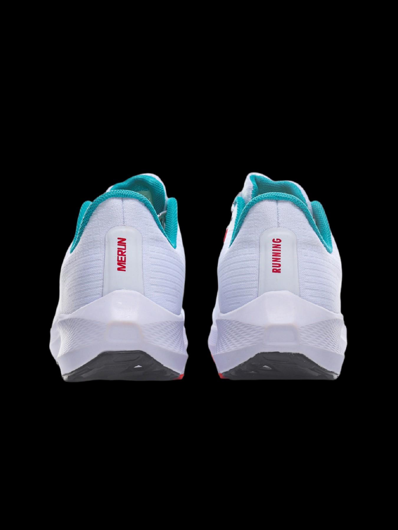 Unisex Air Cushion Running Shoes, Lightweight Breathable Sport Sneakers, All-Season Comfort, Rubber Sole, Pa Upper Material