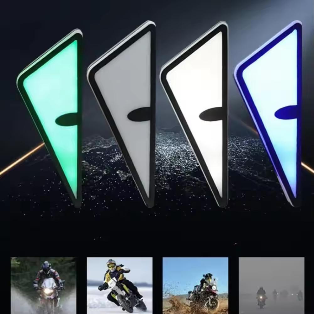 Universal Motorcycle LED Devil'Eyes Lights Demon Eyes Headlight Motorcycle Mini Projector Lens Lamp Car Decoration Lights