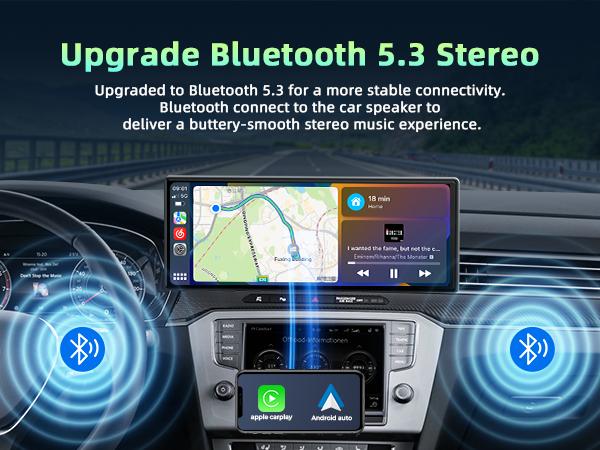 【SpringGlowUp】LAMTTO 9.26-Inch Wireless CarPlay Screen — Compatible with Apple CarPlay and Android Auto, Supports GPS Navigation, AirPlay, and Touchscreen Dashboard for In-Car Navigation and Entertainment