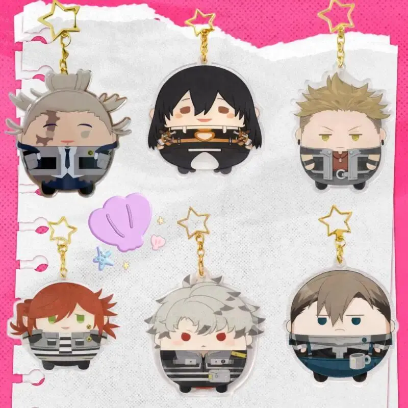 Acrylic Key Buckle for Gachiakuta Rudo Enjin Zanka Nijiku Riyo Tamsy Amo Anime Peripheral Pendant Q Version Acrylic Keychain