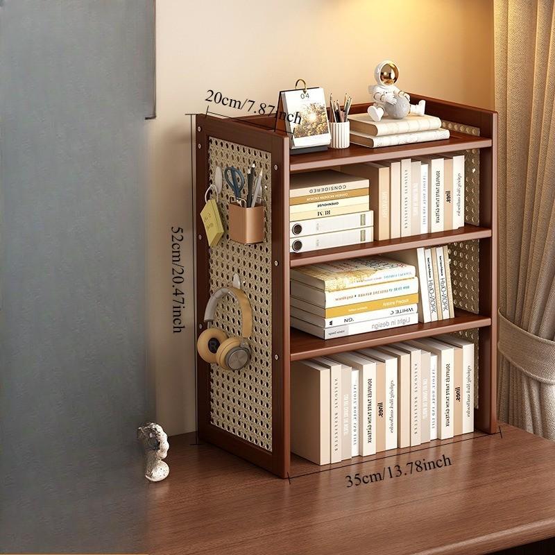 Small Simple Desk Organizer Rack, Desktop Bookshelf Home Storage Shelf, Office Supplies, New Trend 2026 Bestseller, Compact Tabletop Display Stand