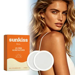 3-Pack Hyaluronic Acid Sunless Tan Stickers, Summer Daily Use, Outdoor Beach Sunless Tan, Achieve Bronzed Glow, No Sun Needed