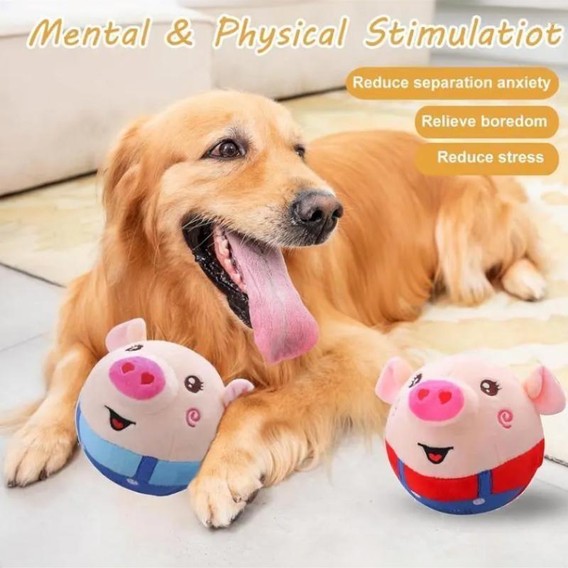 Wait Till You See This Pig Toy Bounce & Sing for Your Dog!