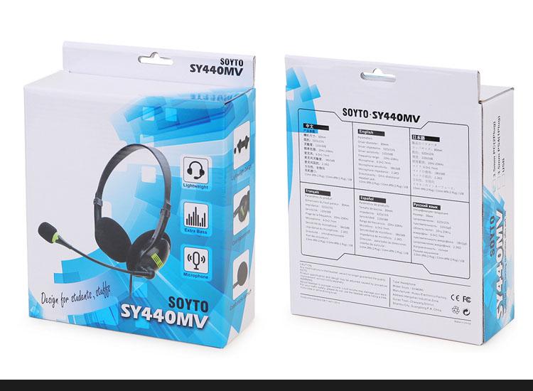 New Trend USB Computer Headset for Students & Business Professionals, Wired Over-Ear Noise-Isolating Earphones with Line Control, Noise Isolating Headphones