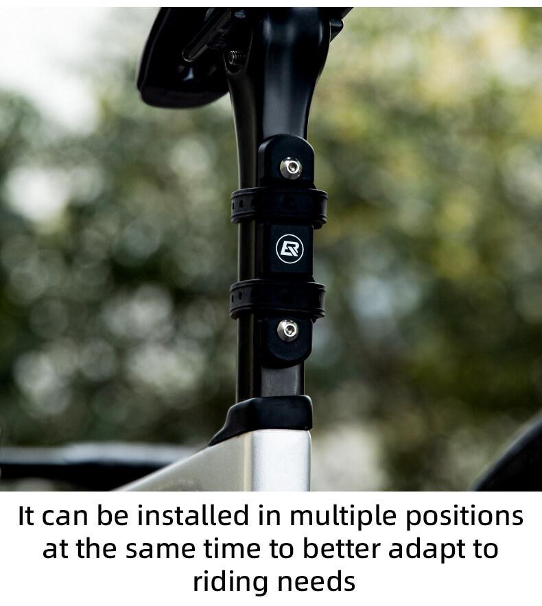 ROCKBROS Bike Bottle Holder Converter Adjustable Silica gel Shockproof Non-Slip Water Bottle Cage Adapter MTB/Road Bike Bottle Cage Handlebar Mount