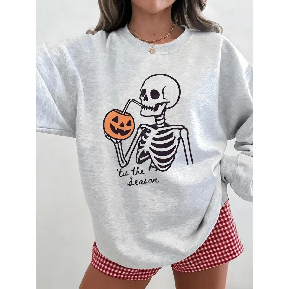 Tis Season Halloween Sweatshirt, Skeleton Halloween Shirt, Funny Halloween Sweatshirt, Fall Shirt, Unisex Halloween, Pumpkin Season Tee