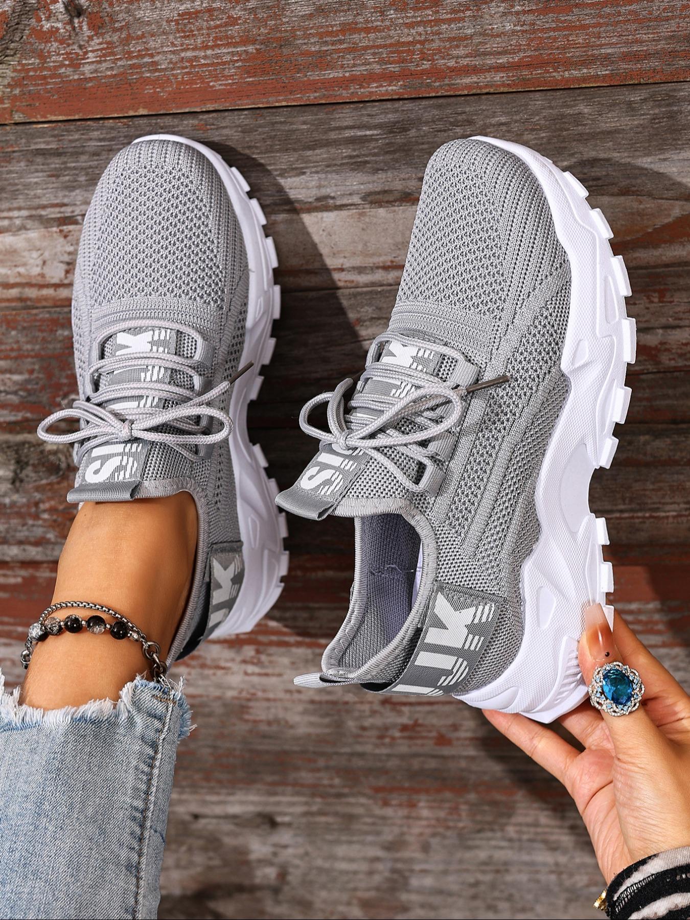 Women's Casual Sport Shoes Fitness Walking Daily Wear Spring Lightweight Low Top Soft Lining Women's Road Running Shoes