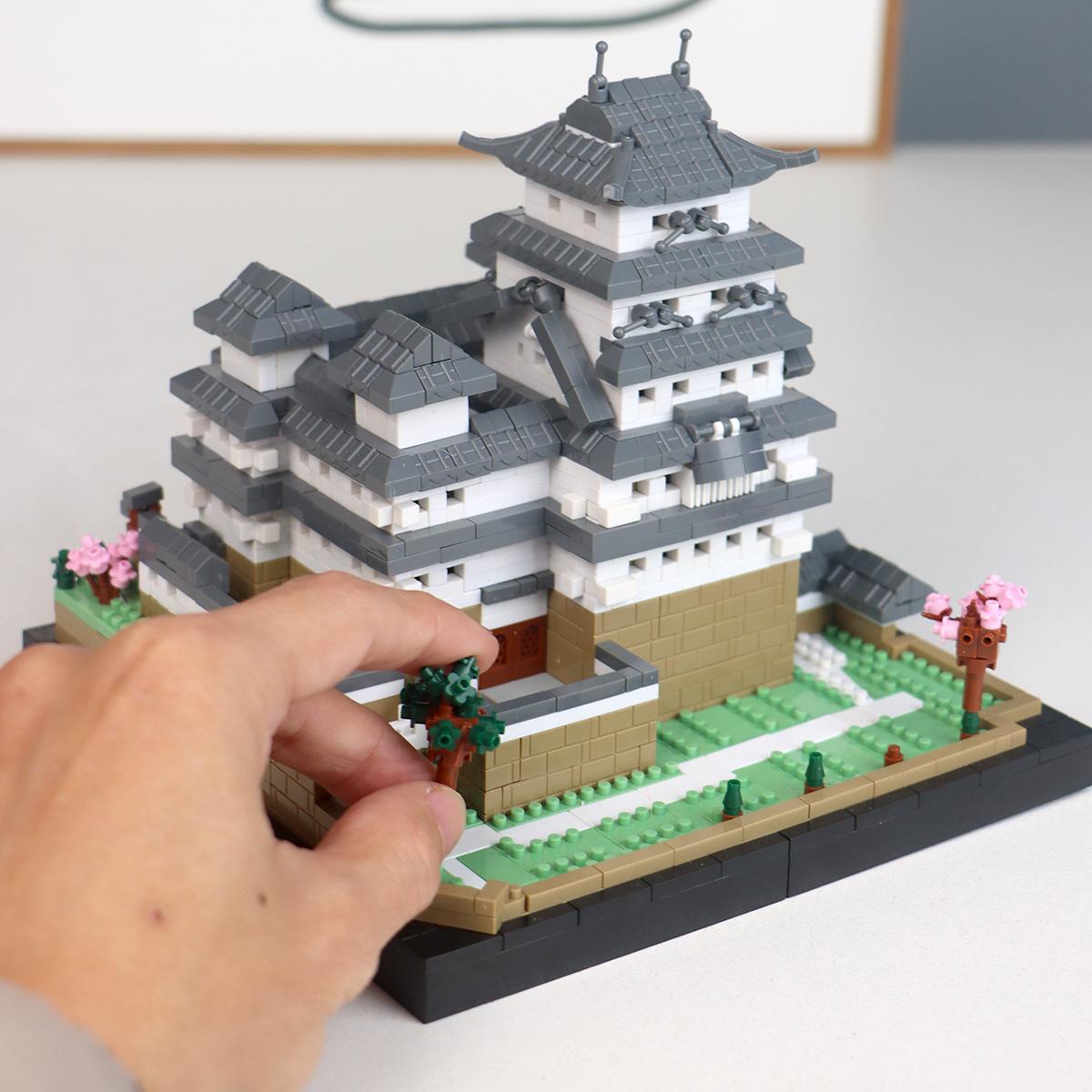 Mini City Model, Ancient Castle Building Blocks, High Difficulty Assembly Model, Christmas Gift, New Year Gift, Choking Hazard Warning