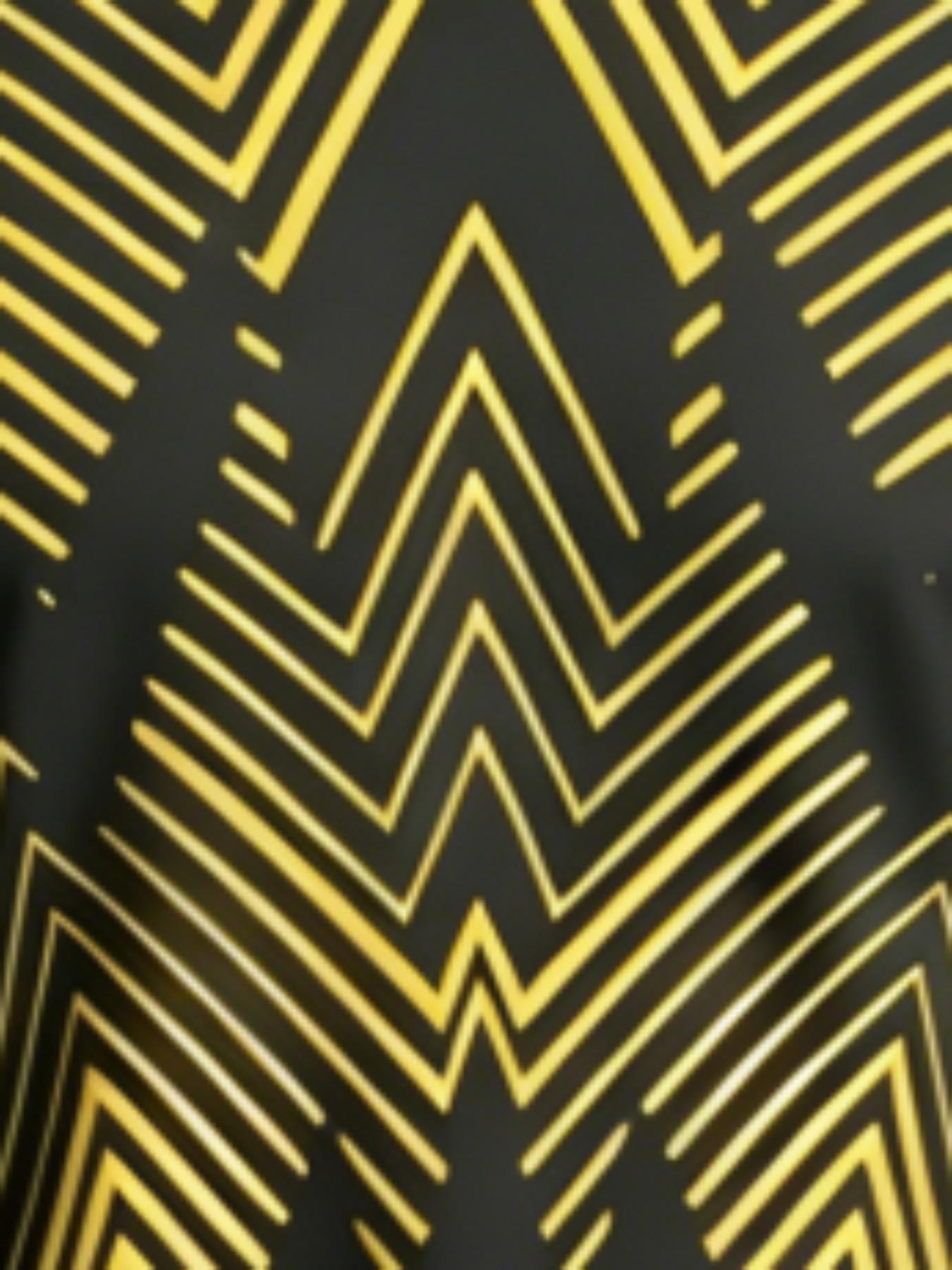 Men's Geometric Football Jersey, Sporty Round Neck Short Sleeve Top, Loose-Fitting, All Seasons, No Collar, No Zipper, No Button