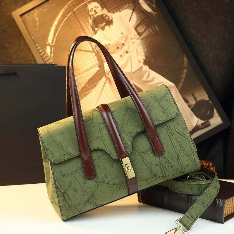 Vintage Commuter Tote Bag for Women, 2026 New High-End Large Capacity Handbag, Mom Bag for Work, Single Shoulder Bag