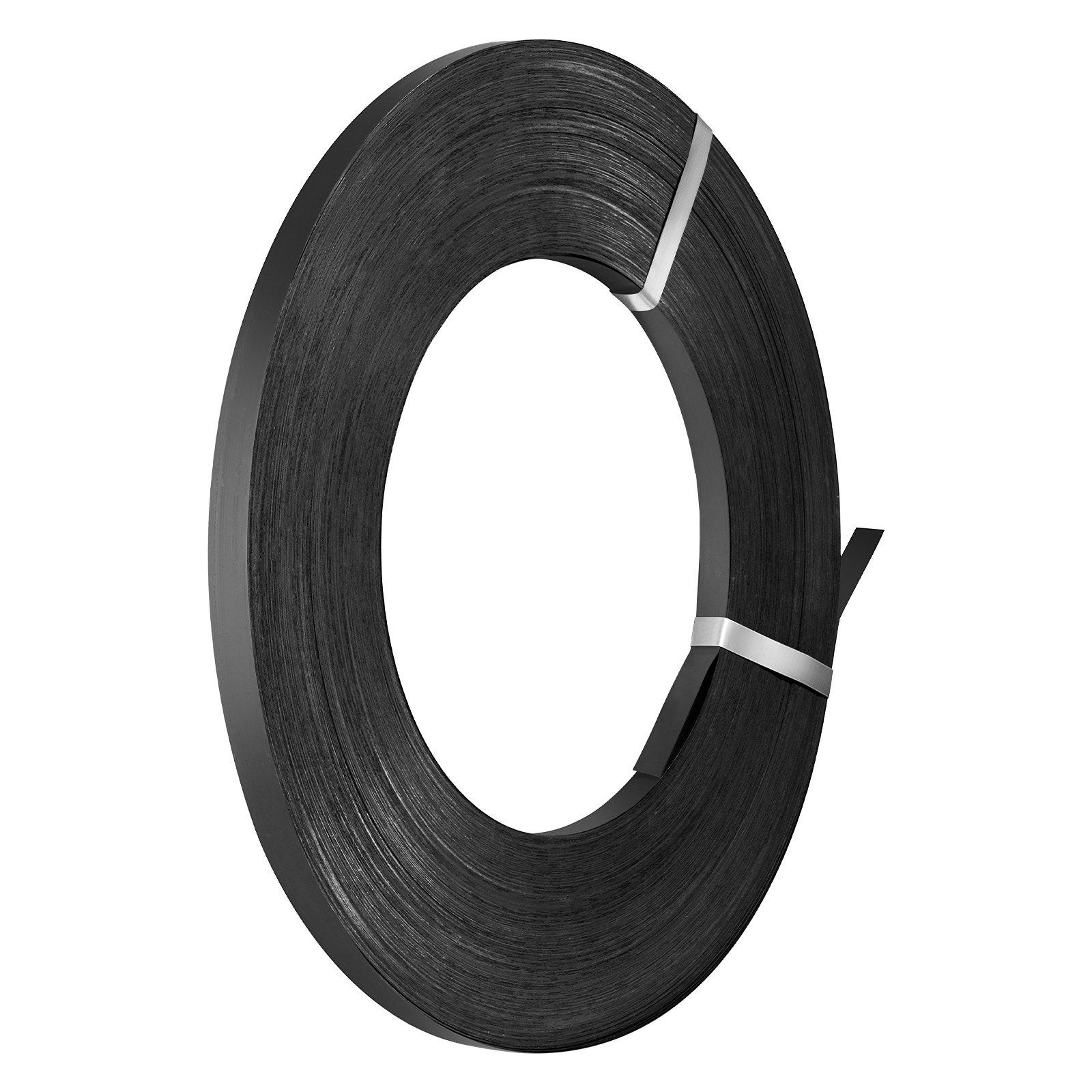 Steel Strapping Coil, 3/4 inx 0.02 inx 1640 ft, Metal Strapping Banding Roll Withstands Harsh Environment, 1700 lbs Break Strength, Heavy Duty Banding Pallet Strap Coil for Pallet Packing