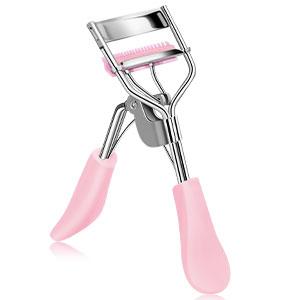 Eyelash Curler with Comb Fit All Eye Shape Curved Eyelash Curlers,Natural and Long Lasting Lash Curler for Women Make Up Gift(Pink) Eyelash Curler with Comb Fit All Eye Shape Curved Eyelash Curlers,Natural and Long Lasting Lash Curler for Women Make Up Gift(Pink)