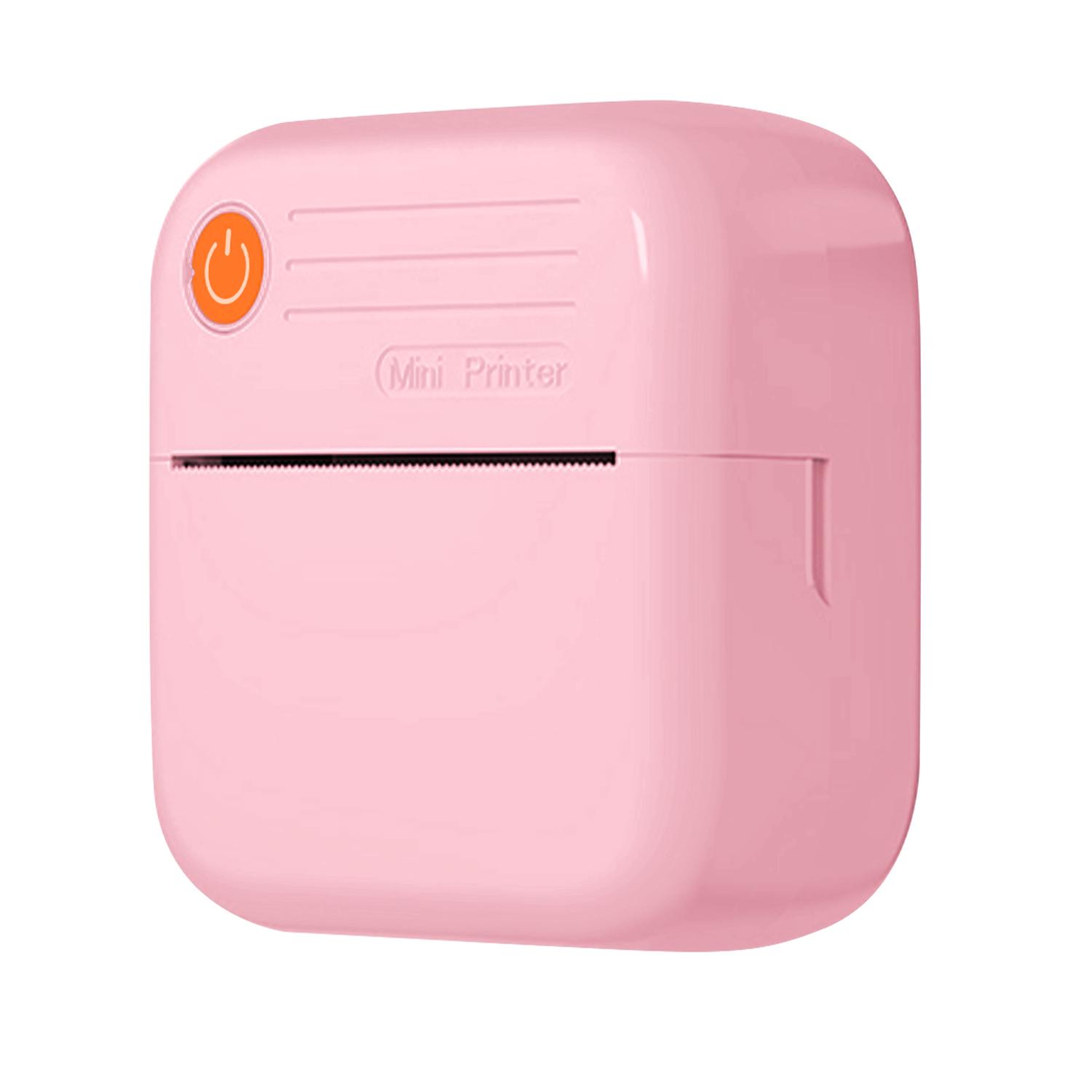 Mini Bluetooth-compatible Compatible Thermal Pocket Printer, Inkless Portable Printer, Ideal for Notes and Gifts, Print Photos, Memos, Lists, Diaries