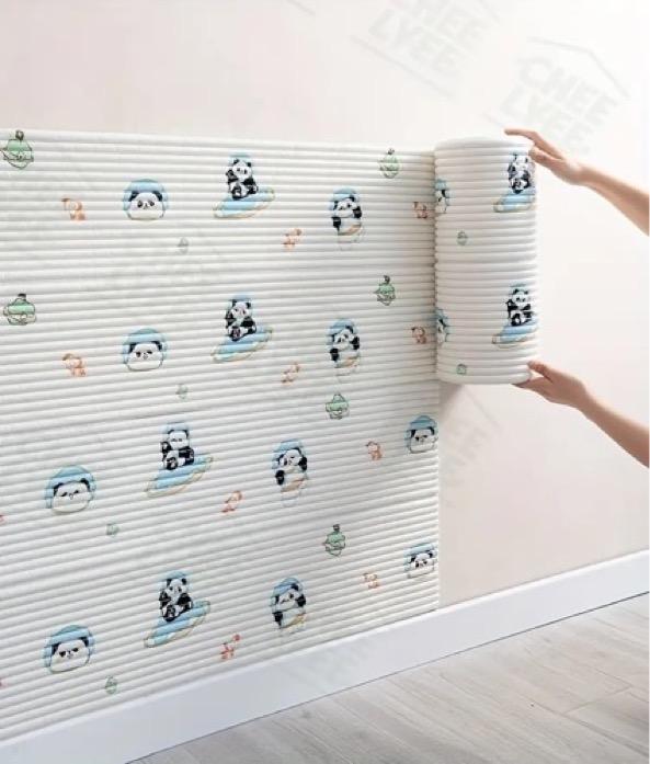 Self-adhesive XPE foam bumpers - Soft rubber buffer strips with & design, peel and stick safety guards for walls, corners, furniture bedside, living room, dining table - Ideal Thanksgiving gift, durable impact resistant, for home decor, Corner Protectors