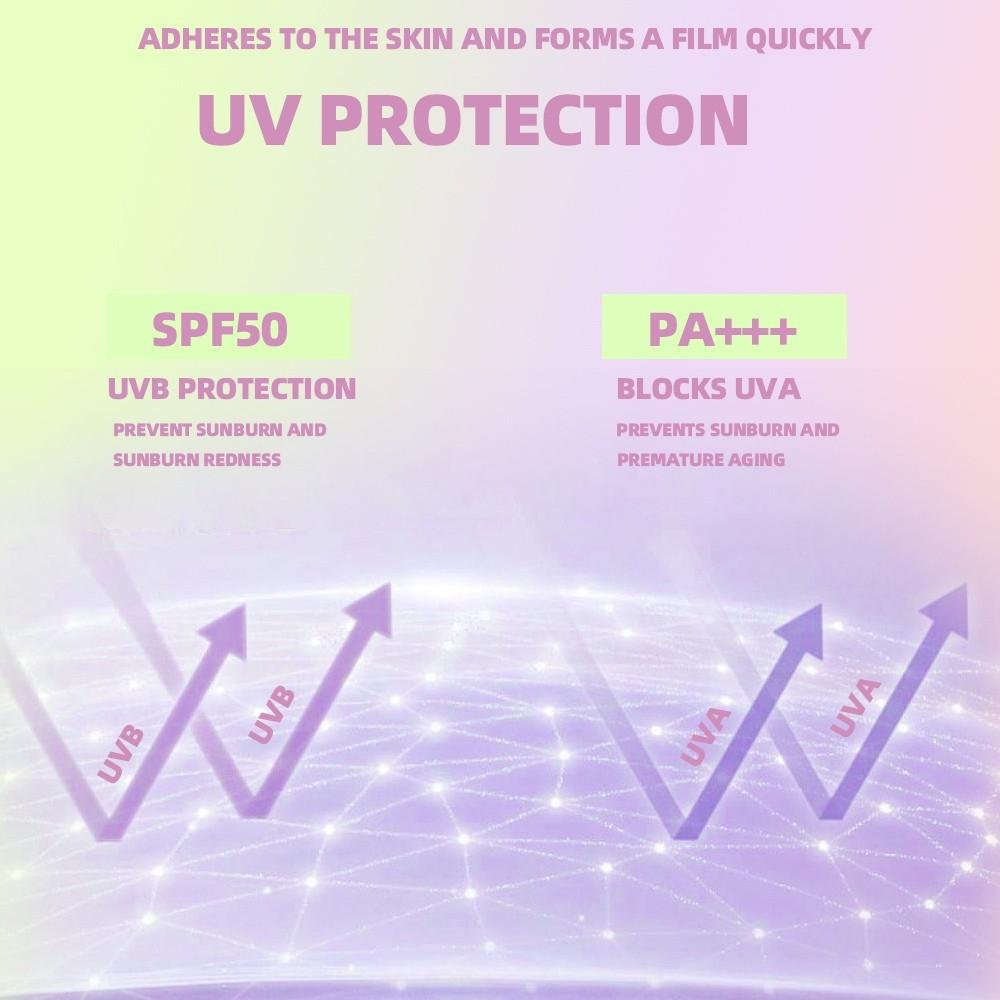 3 in 1 Color Correcting Serum and Sunscreen SPF 50 Pa+++, Moisturizing Formula for Radiant Skin, Oil Control Hydrating and Even Skin Tone, Facial, Hydrate