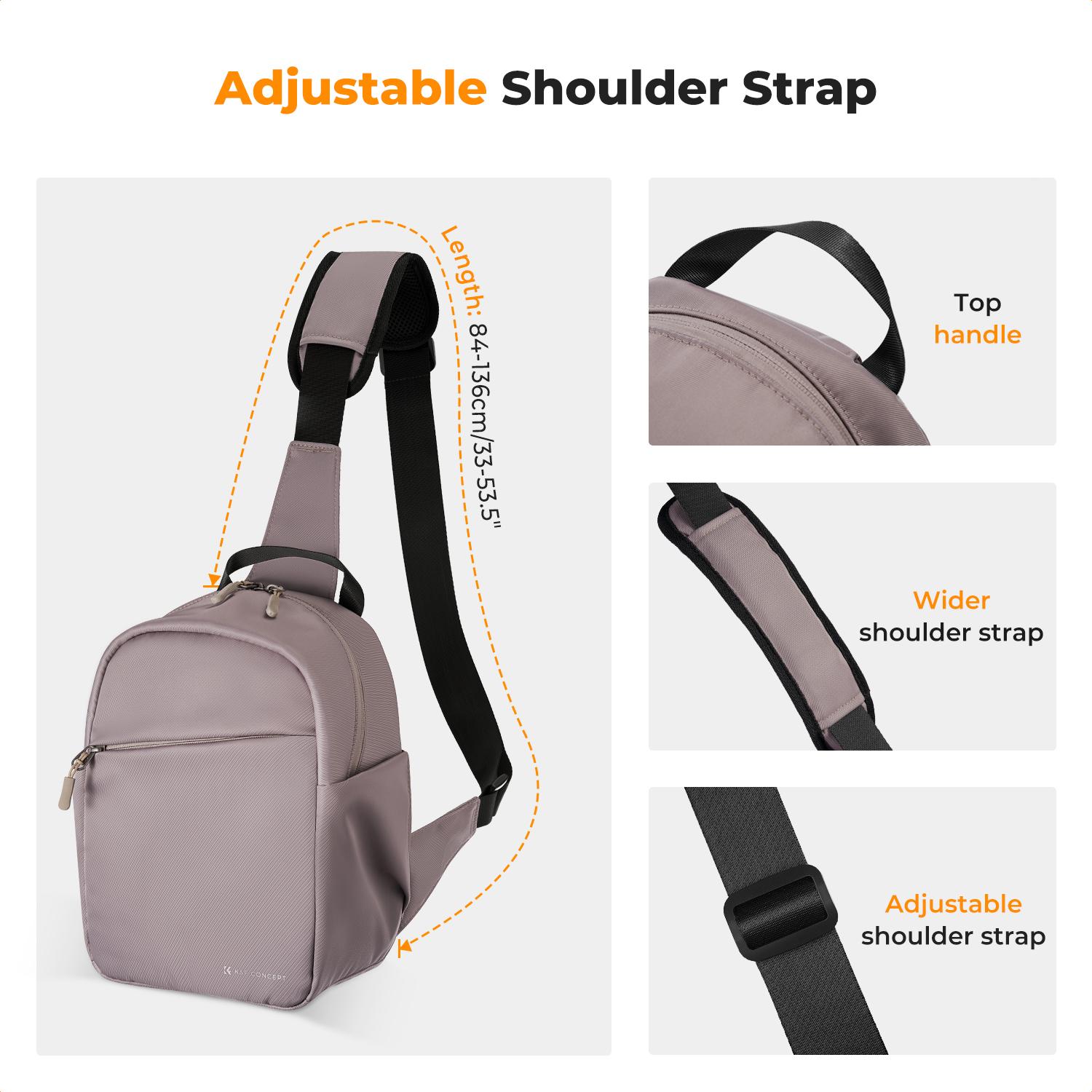 K&F CONCEPT Small Camera Bag for Photographer, Camera Sling Crossbody bag for DSLR/SLR/Mirrorless Camera, Compact Camera Case for Men and Women