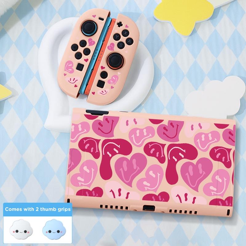 For Nintendo Switch 2 game console accessories, TPU soft case, comes with 2 thumb joystick caps, drop-proof and scratch-resistant, removable protective cover, 2025 new style, light and soft shell, multiple colors available, Console Controller Accessories