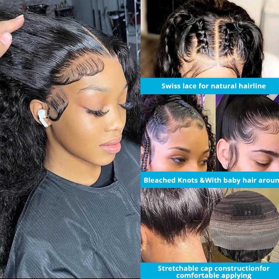 Bling Hair 32 Inch Kinky Curly Lace Front Wig Human Hair Pre Plucked with Baby Hair 13x4 Hd Lace Front Wigs for Women Natural Black Bling Hair 32 Inch Kinky Curly Lace Front Wig Human Hair Pre Plucked with Baby Hair 13x4 Hd Lace Front Wigs for Women Natural Black