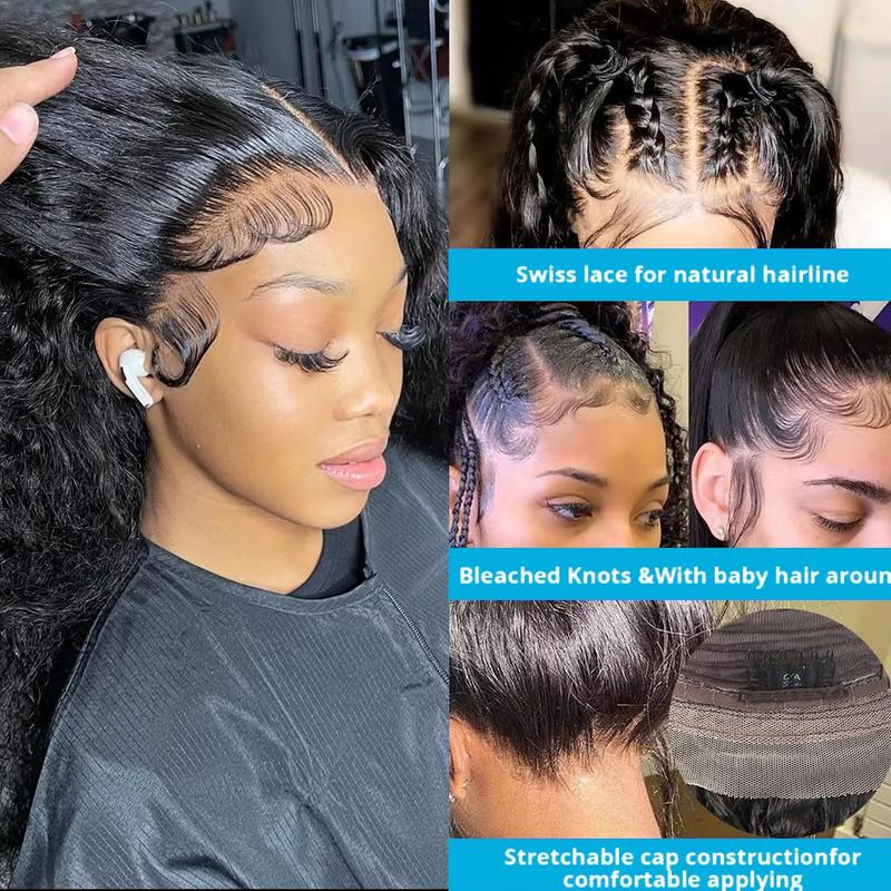 Bling Hair 32 Inch Kinky Curly Lace Front Wig Human Hair Pre Plucked with Baby Hair 13x4 Hd Lace Front Wigs for Women Natural Black Bling Hair 32 Inch Kinky Curly Lace Front Wig Human Hair Pre Plucked with Baby Hair 13x4 Hd Lace Front Wigs for Women Natural Black