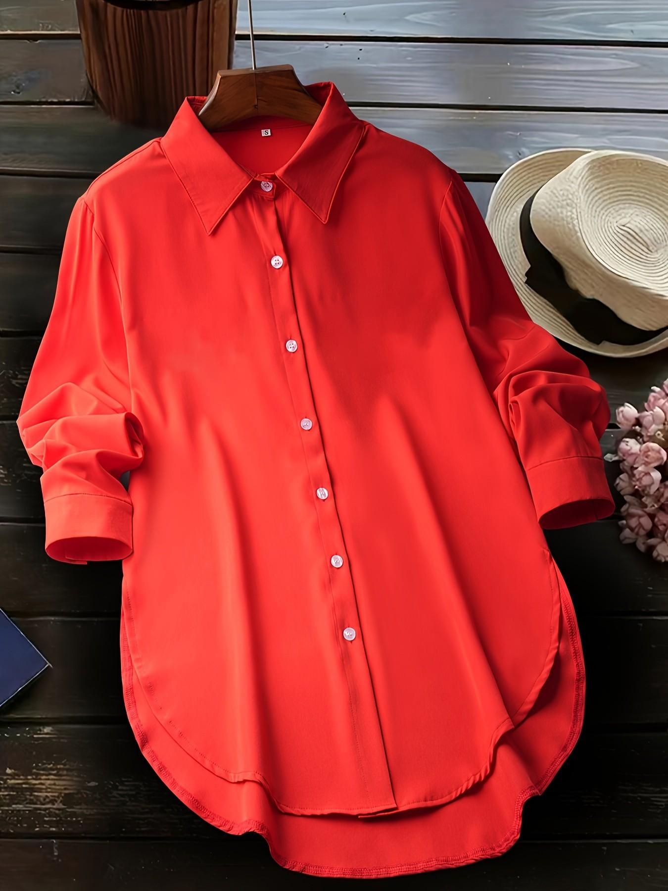 Women's casual and stylish shirt, Blouse, women's top, all-season commuting, versatile