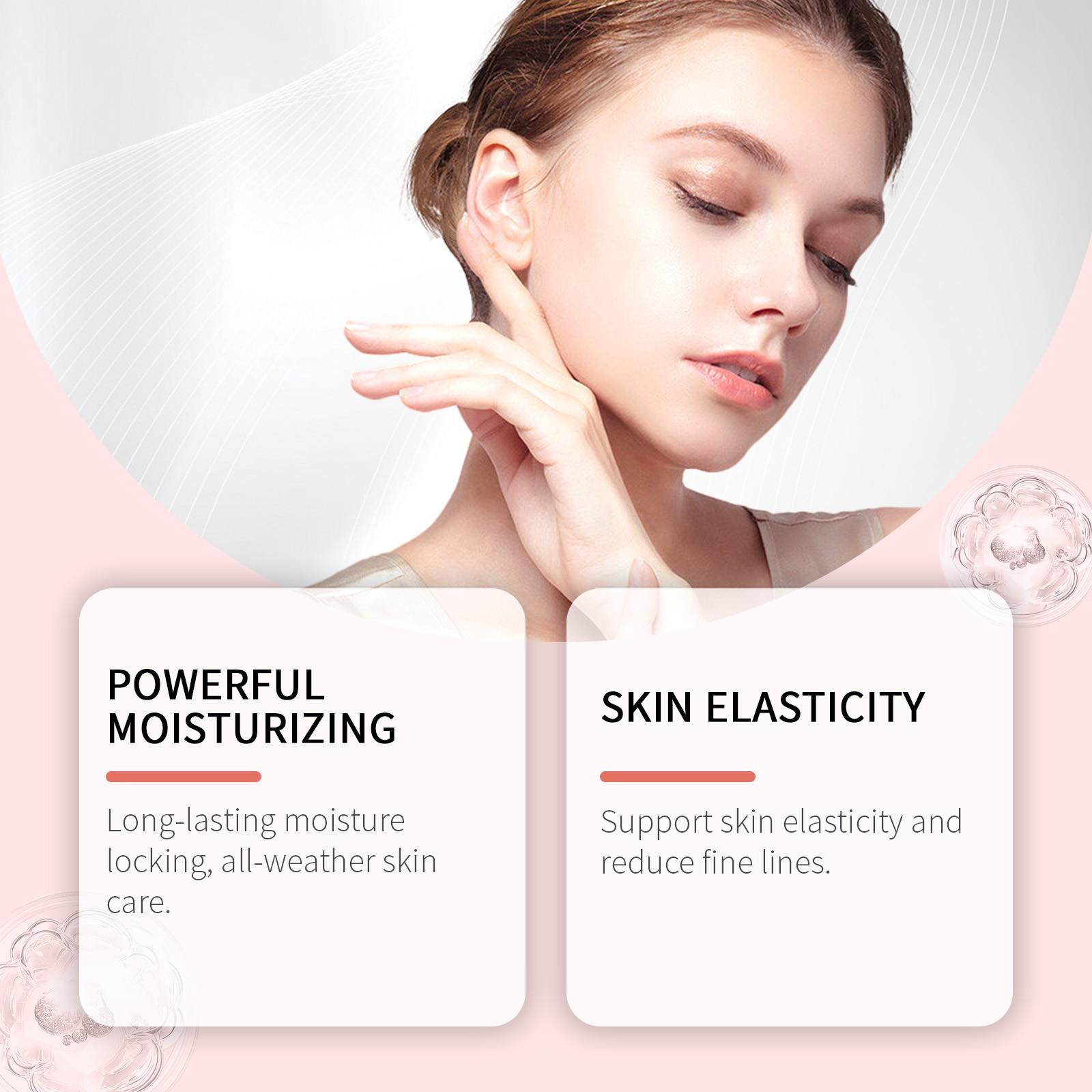 Ouhoe Moisturizing Face Cream, Reduces Fine Lines, Brightens Skin Tone, Hydrates and Smooths Skin, Improves Skin Texture, Non-Greasy