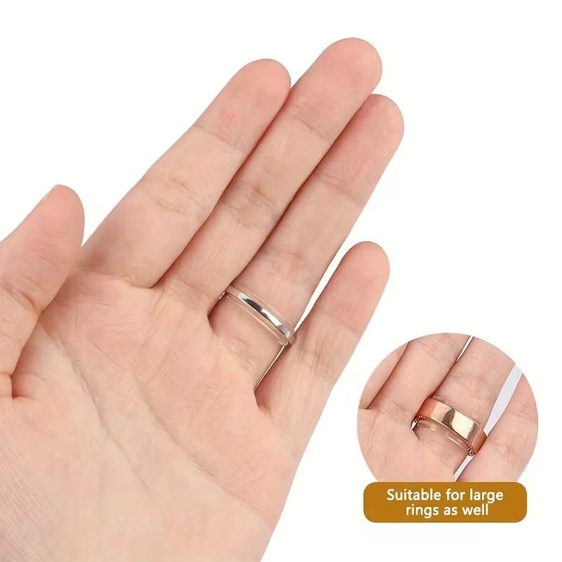 Resin Ring Adjuster Invisible Finger Guard, Adjustable Fit for Loose Rings, Comfortable and Protective, Various Sizes Available