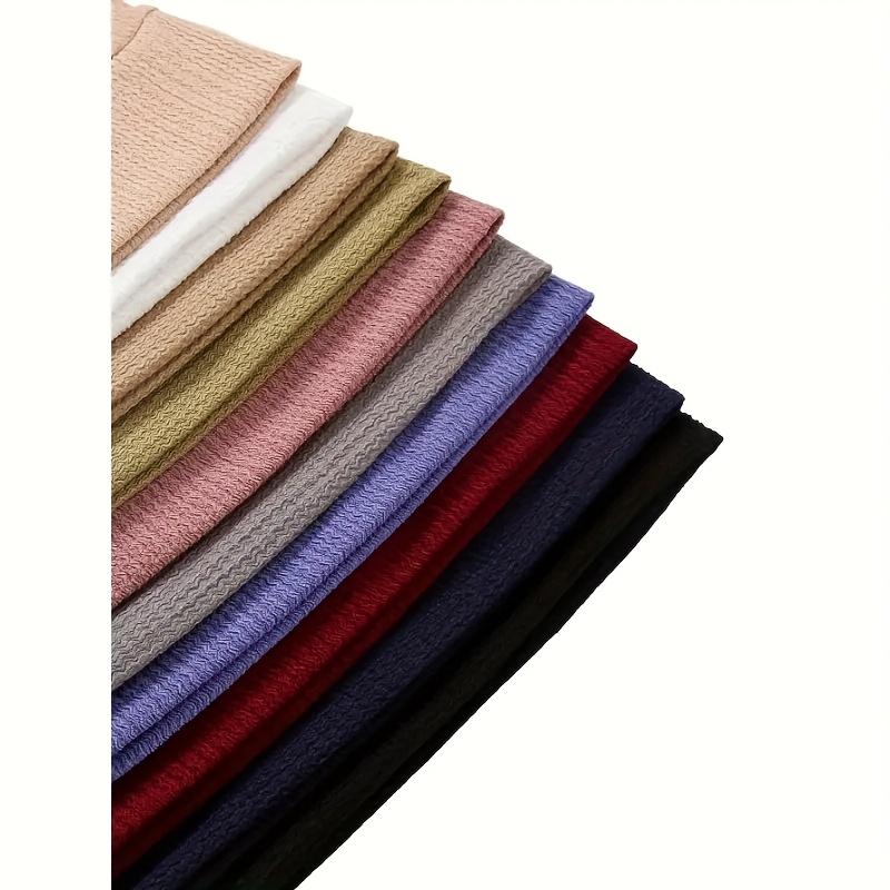 Women's Modesty 2-Piece Female Head Scarf & Cap Set, Solid Color Full Coverage Comfortable Headwear for Chemo Daily Use, Ramadan Sport & Outdoor Clothing Accessory