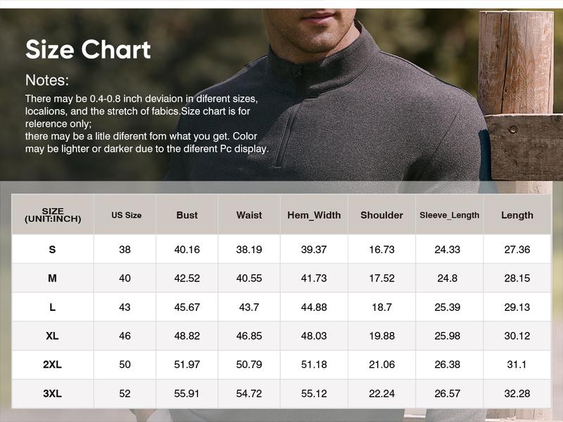 JMIERR Men's 2026 Casual Quarter Zip Pullover Sweatshirts Stretch Fall Polo Plush Long Sleeve Shirt Comfy Underwear