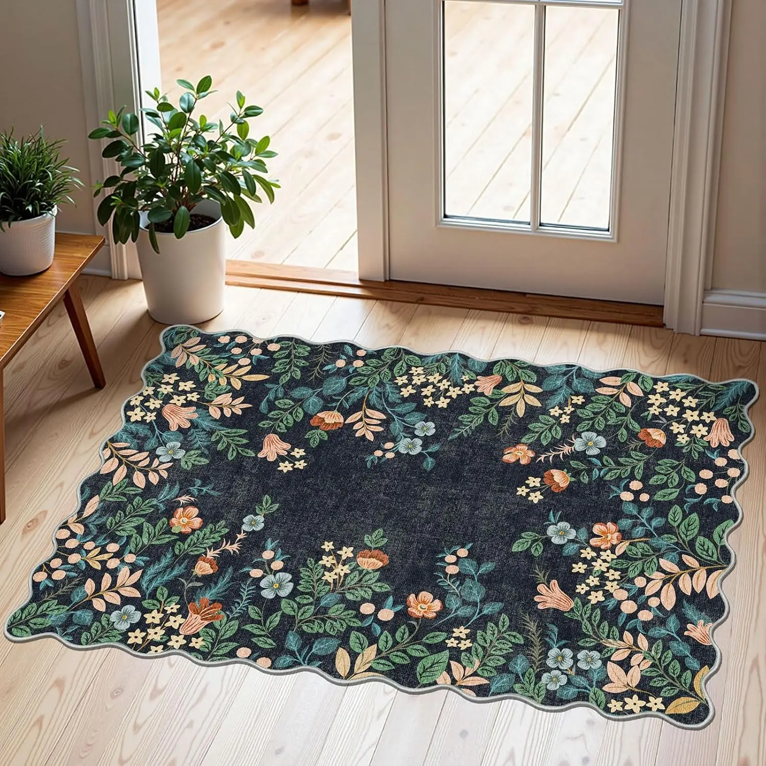 Floral - Dark Navy