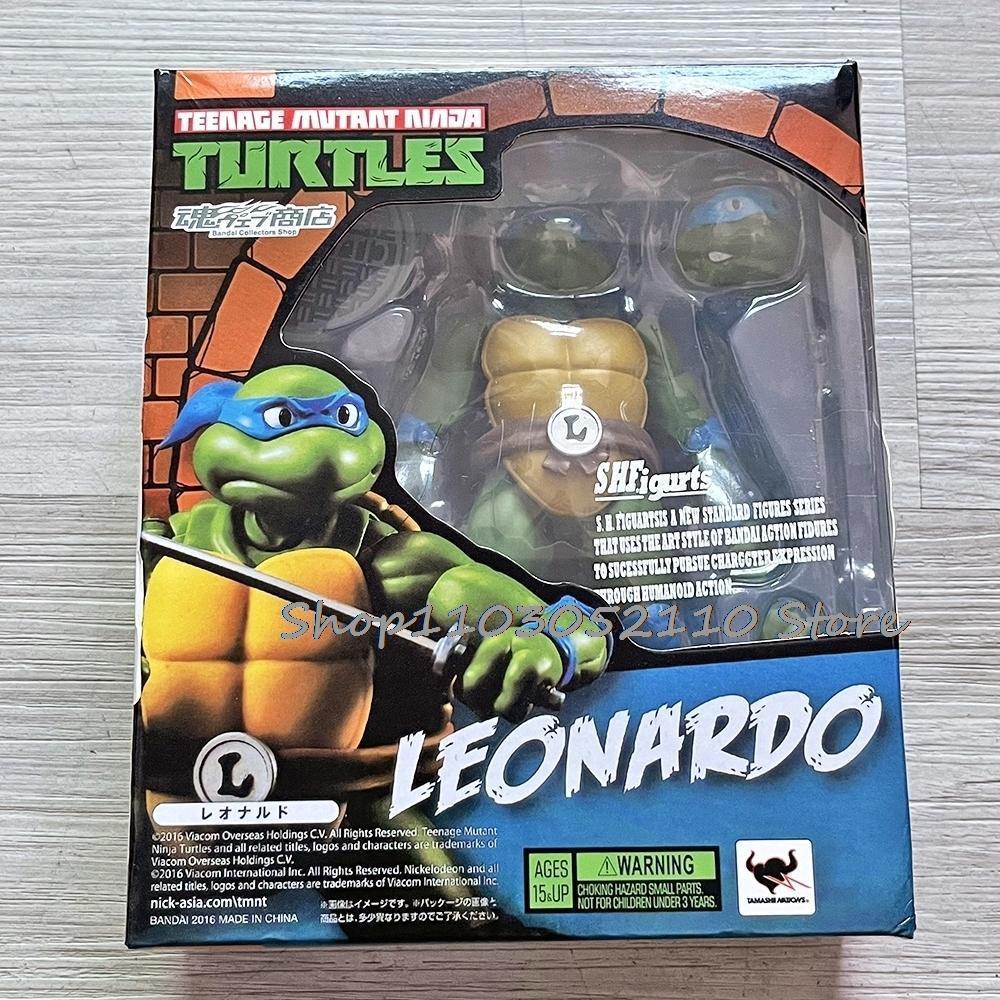 SHF Ninja Turtle Figure Neca 1990 Film Version Turtles Action Figure Raphael Leonardo Michelangelo Donatello Model  Gifts