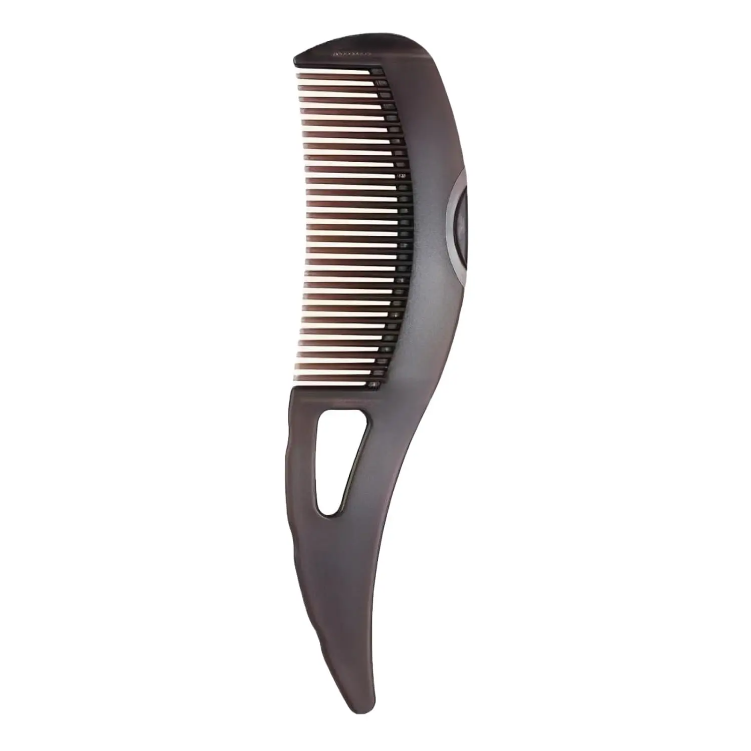 Creative anti-dandruff comb, hollow comb teeth, press-type cleaning button, scalp detox/exfoliating comb, removes dandruff/accumulated debris, ergonomic handle, suitable for men, women, and children, shower/scalp care tool: beauty and personal care
