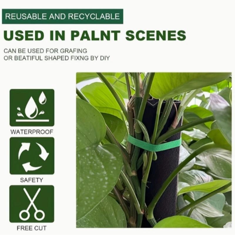 3 Rolls Soft Garden Plant Tape, 1m Flexible Twist Tie, Ideal for Tomato Plants, Perfect for Gardening, Home, Office Use