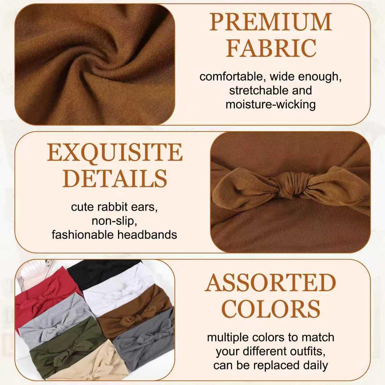 5 Pcs Women's Elastic Sports Headband Sweat Absorbent Running Gym Yoga Hair Tie Fashion Wide Band, Comfortable Workout Accessory, Sweat Wicking Headband, Sweat Absorbing Headband